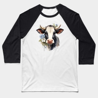 Adorable Cow Baseball T-Shirt